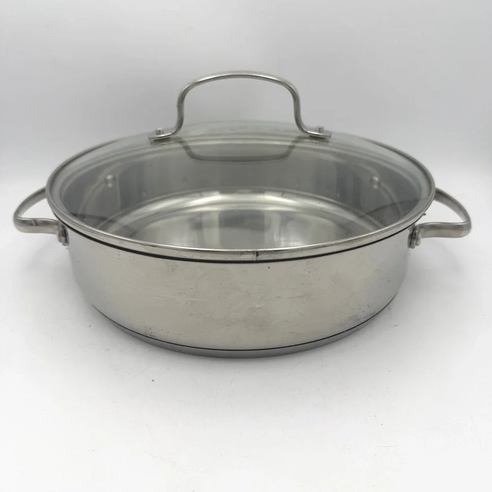 NuWave Precision Induction 3.5QT Stainless Steel Multi-Purpose Pot w/ Glass‎ Lid